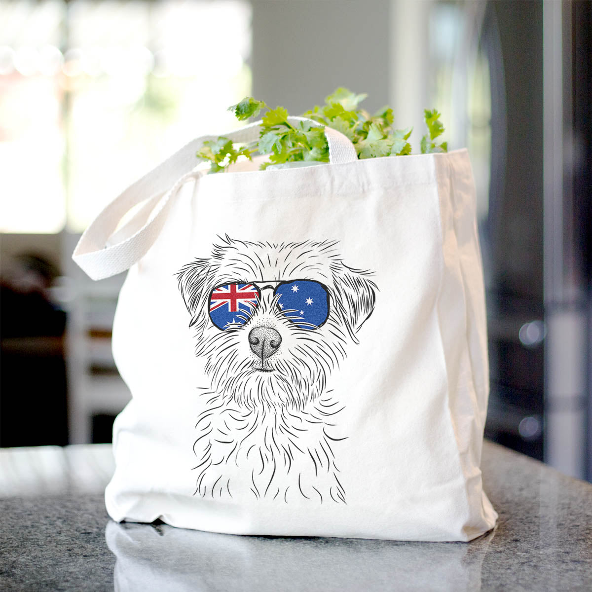 Benjamin the Border Terrier - Tote Bag