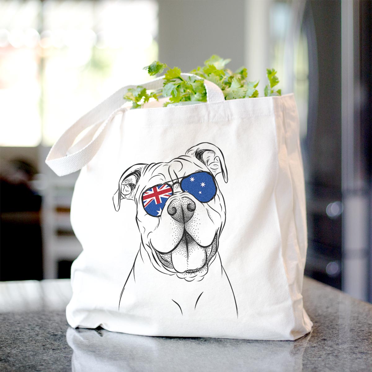 Bravo the Bulldog Mix - Tote Bag