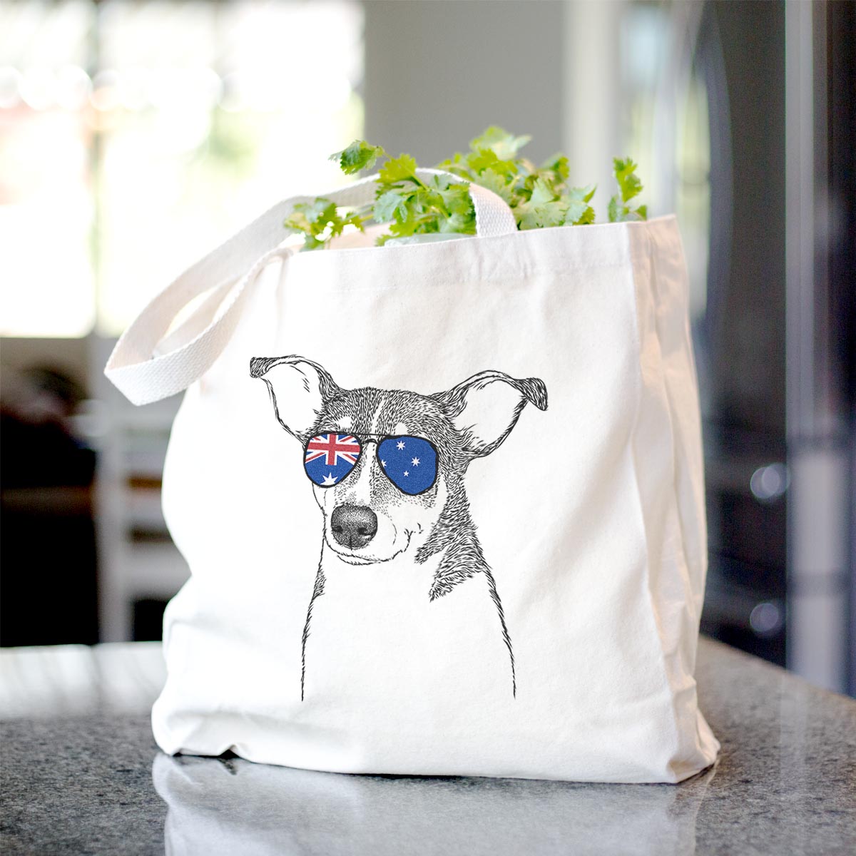 Cleo the Terrier Mix - Tote Bag