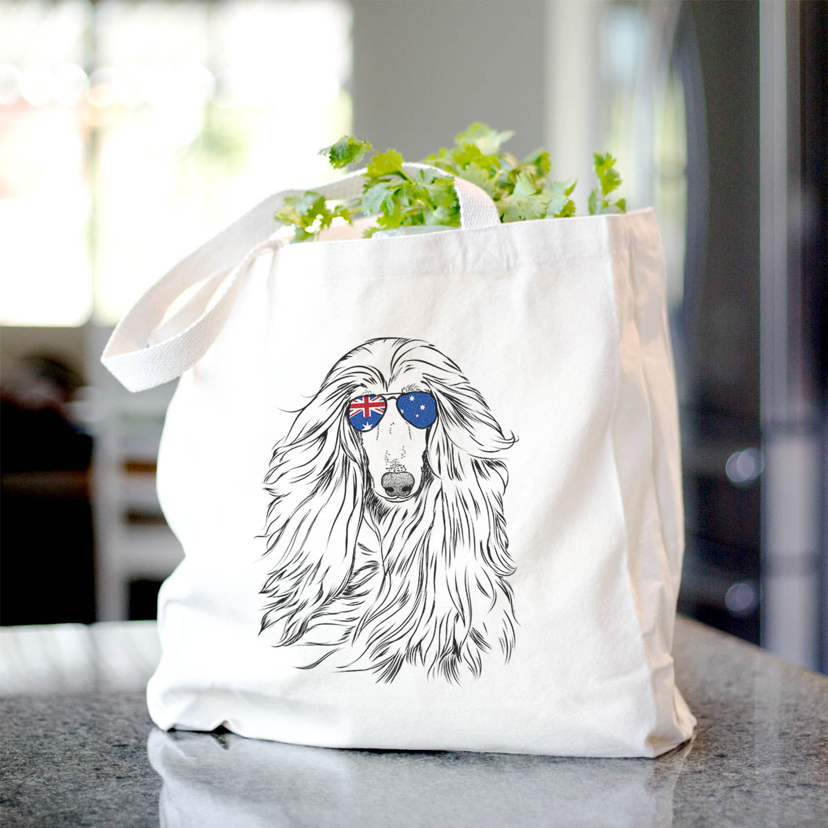 Fabio the Afghan Hound - Tote Bag