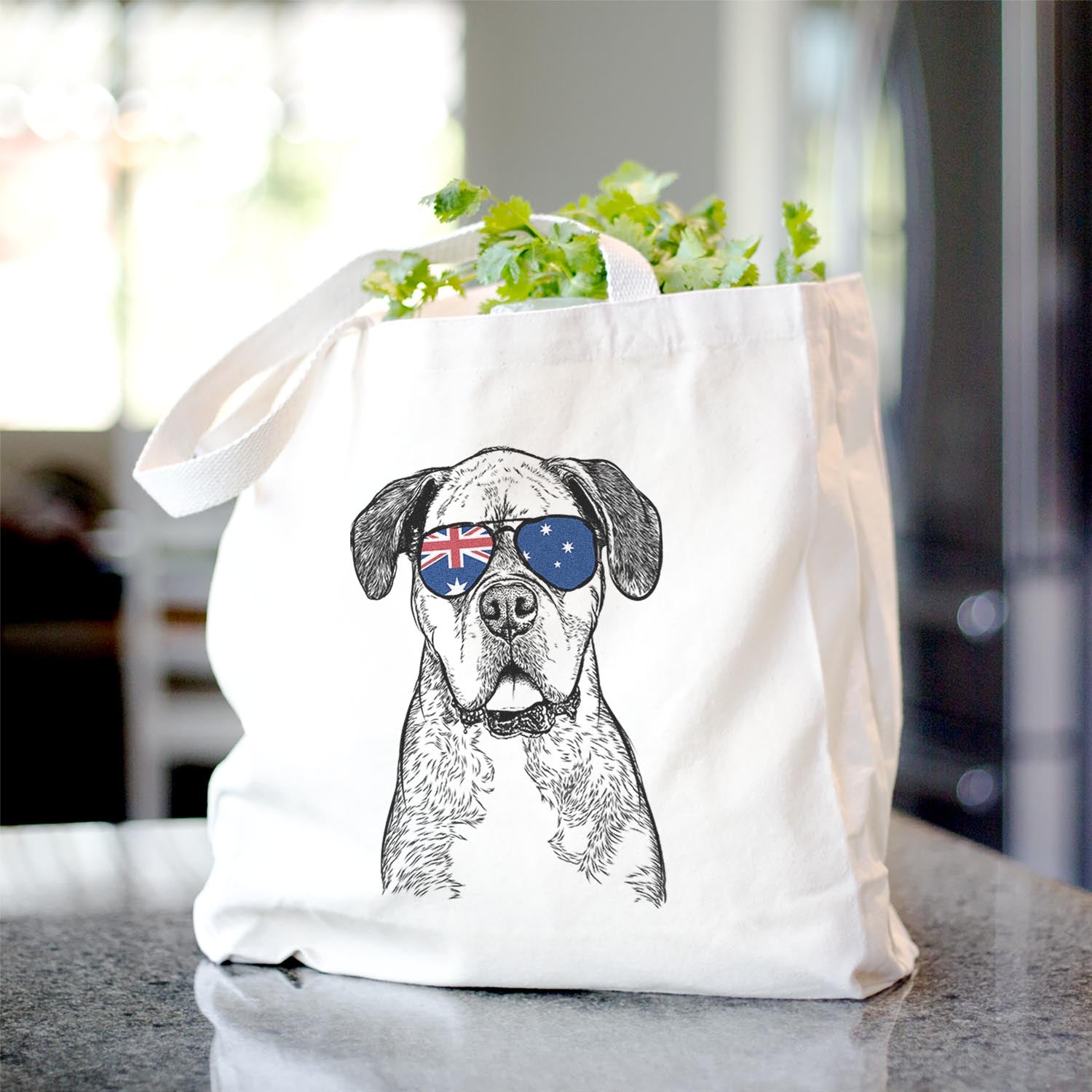 Floydie Bear the Boxer - Tote Bag