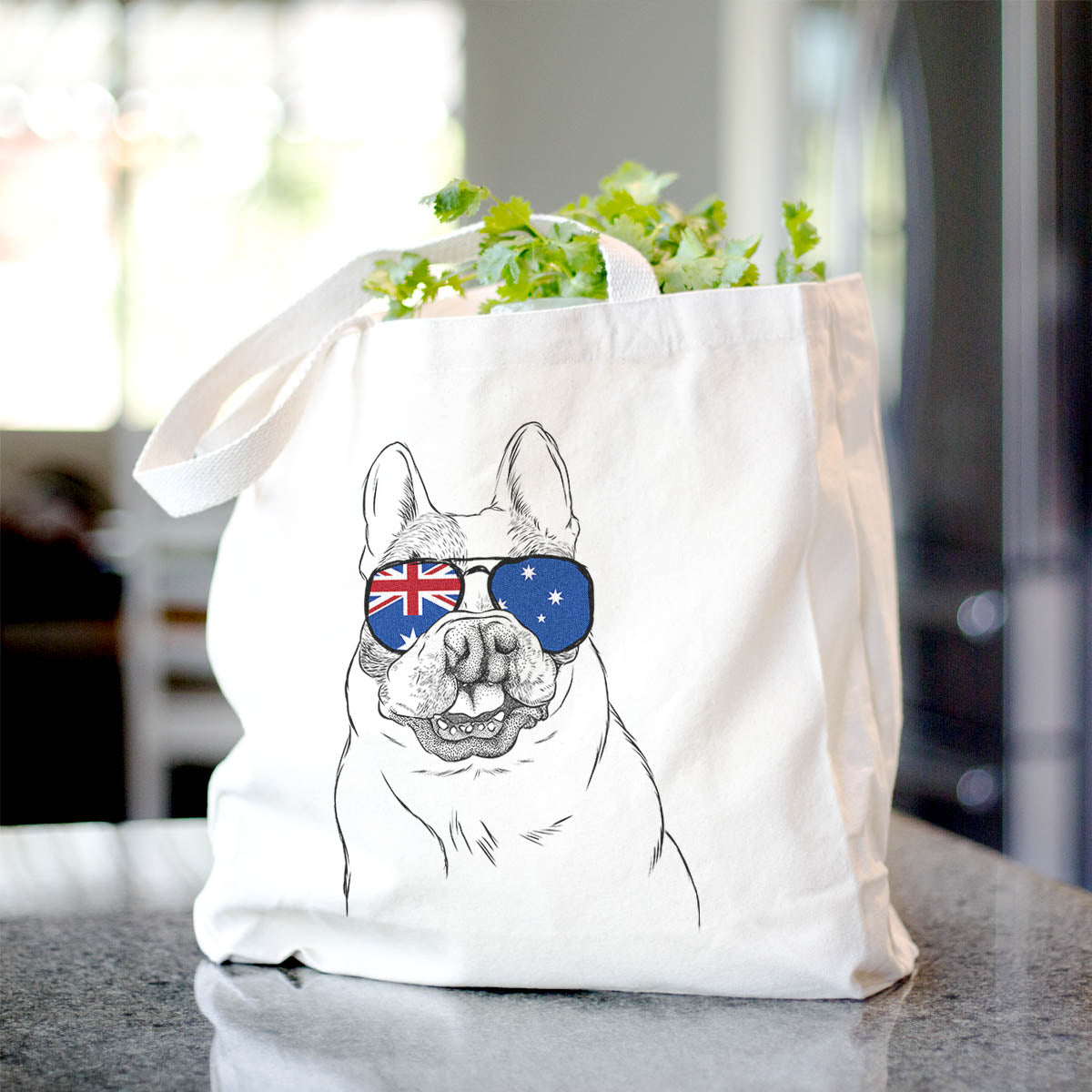 Lentil the French Bulldog - Tote Bag