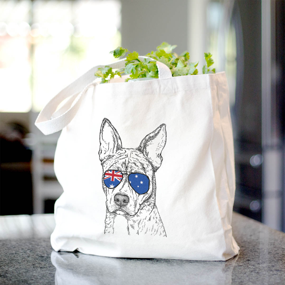 Leo the Ibizan Hound Bull Mastiff Mix - Tote Bag