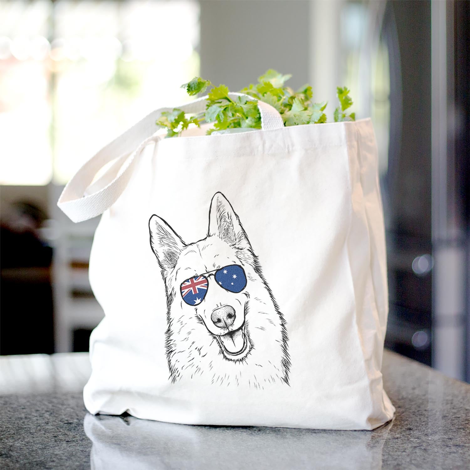 Loki the Husky Shepherd Mix - Tote Bag