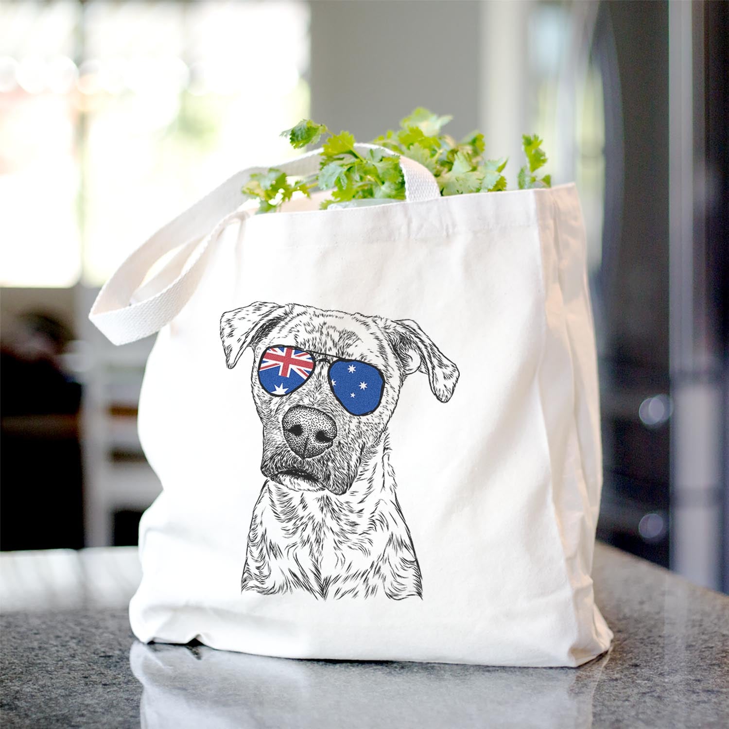 Monster Baby the Pitbull Mix - Tote Bag