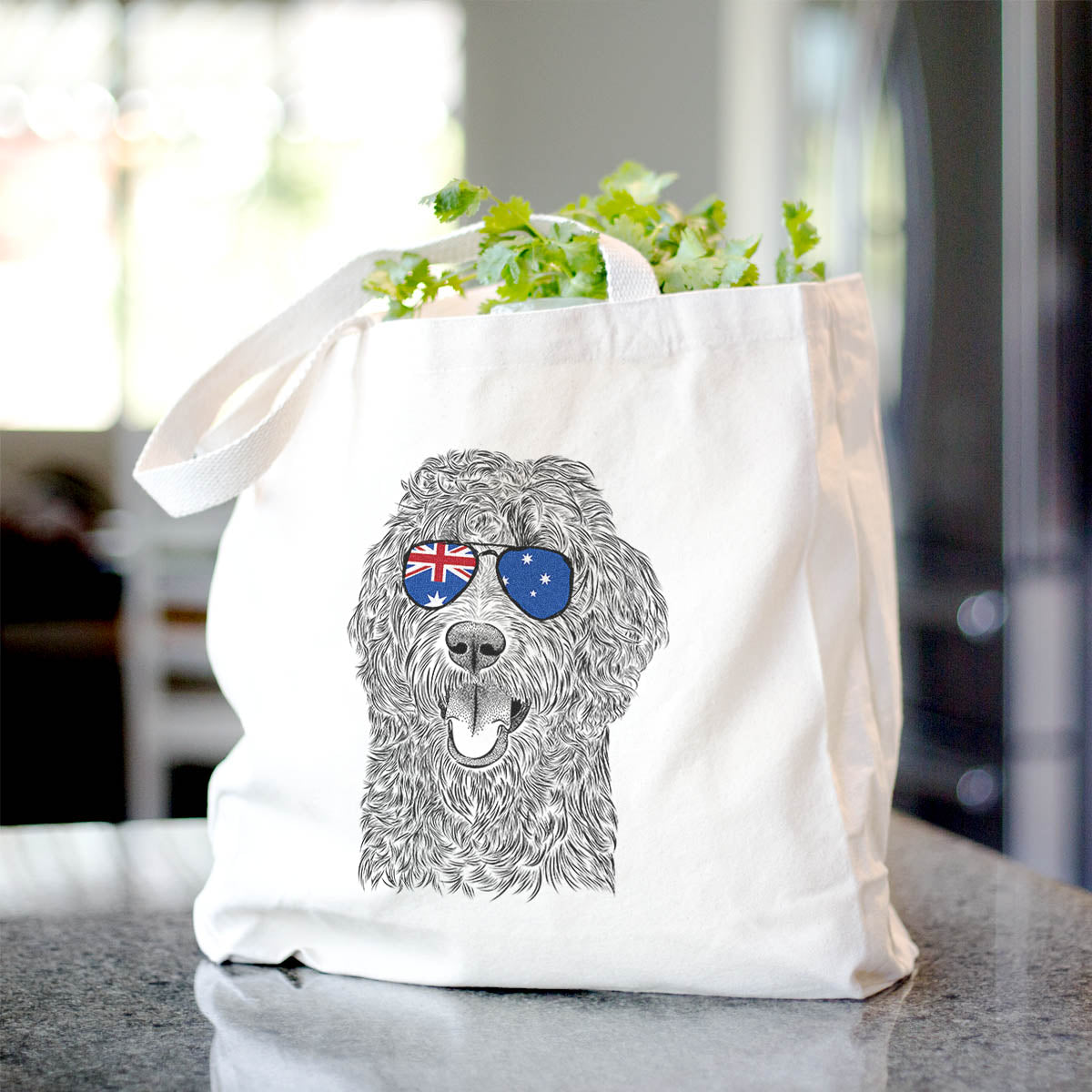 Murr Dog the Labradoodle - Tote Bag