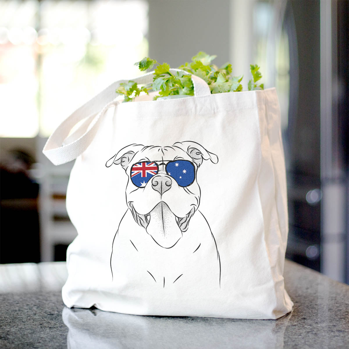 Nacho the American Bully - Tote Bag