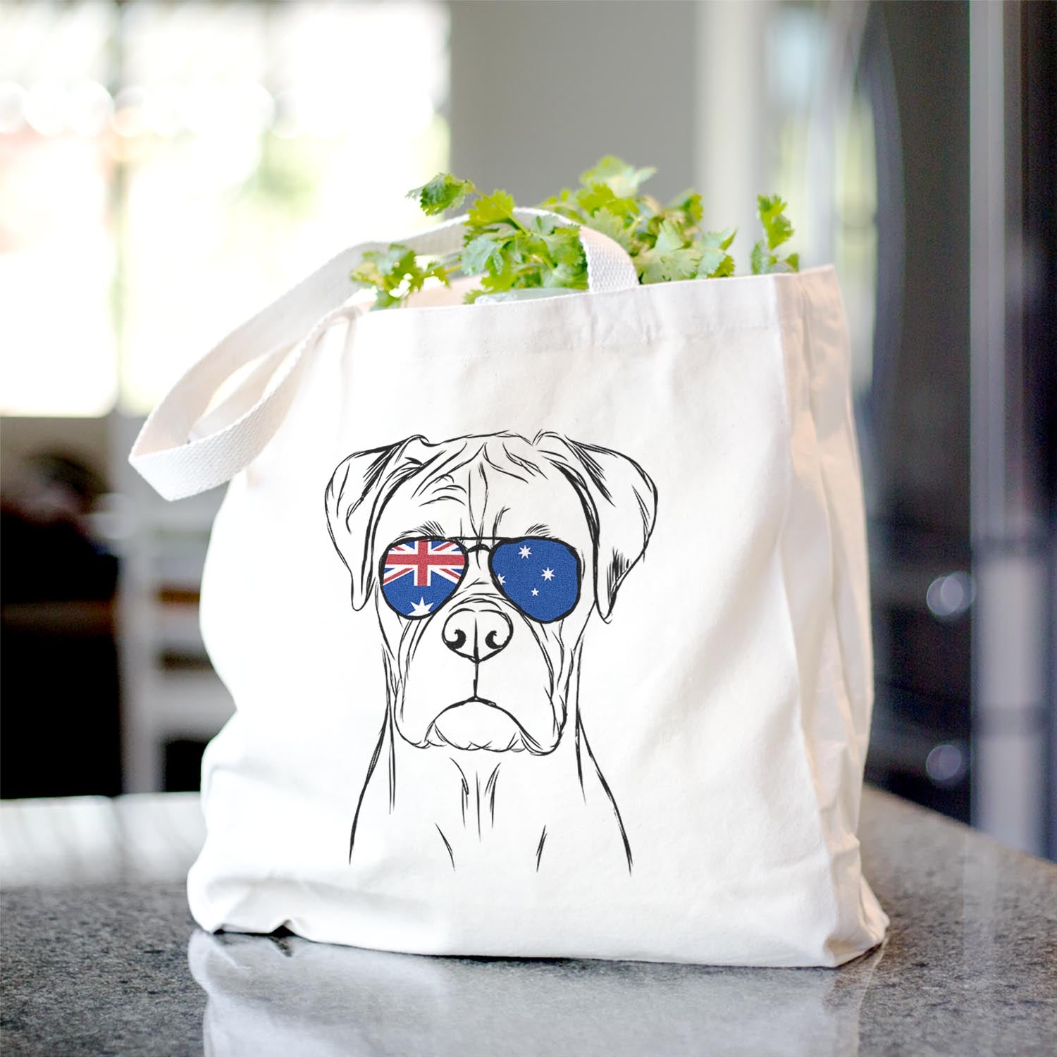 Reese the Boxer - Tote Bag