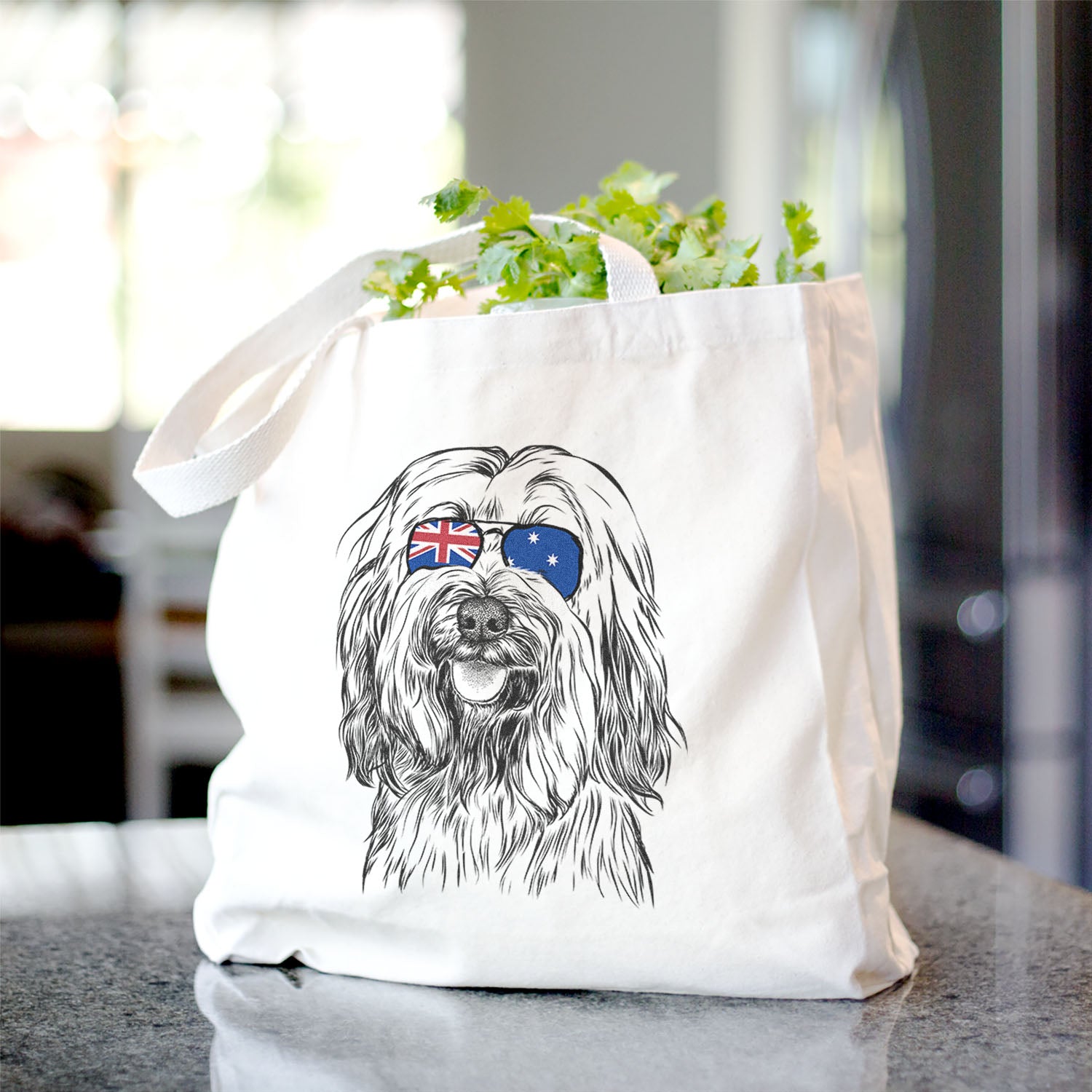 Rime the Tibetan Terrier - Tote Bag