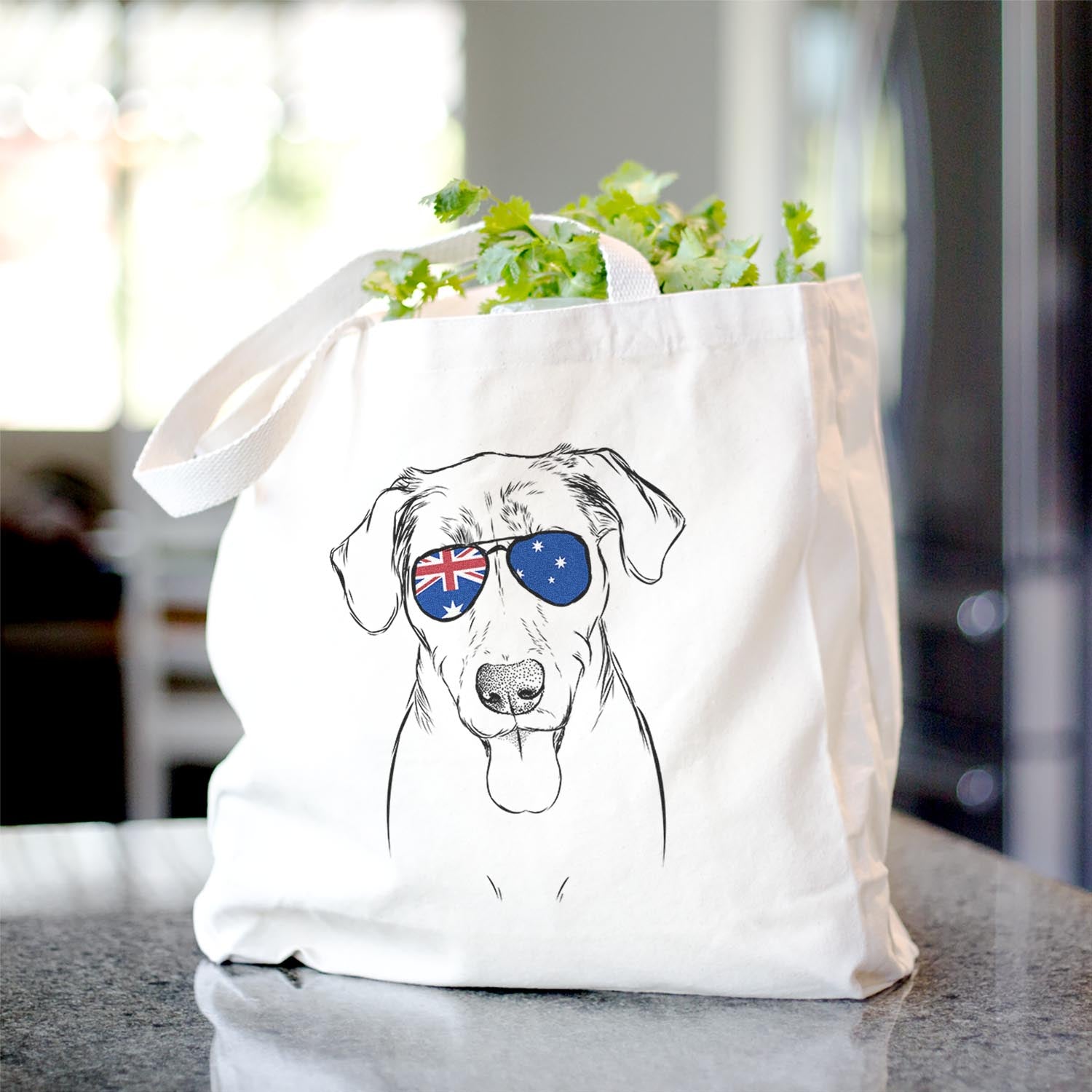 Scout Marie the Chocolate Lab - Tote Bag