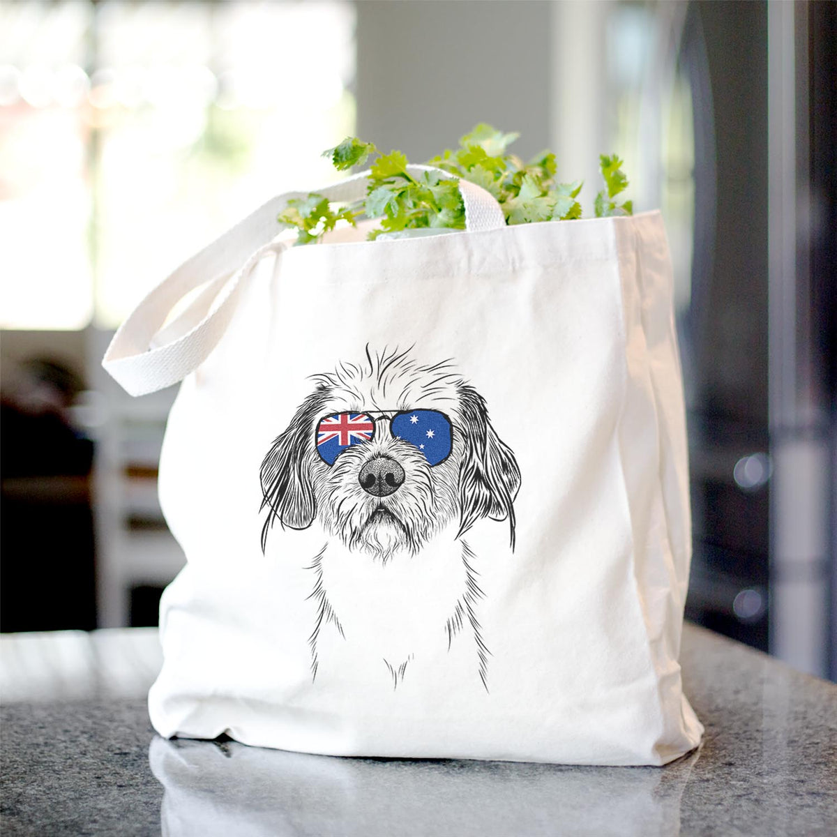 Tiny Tucker the Mixed Breed - Tote Bag