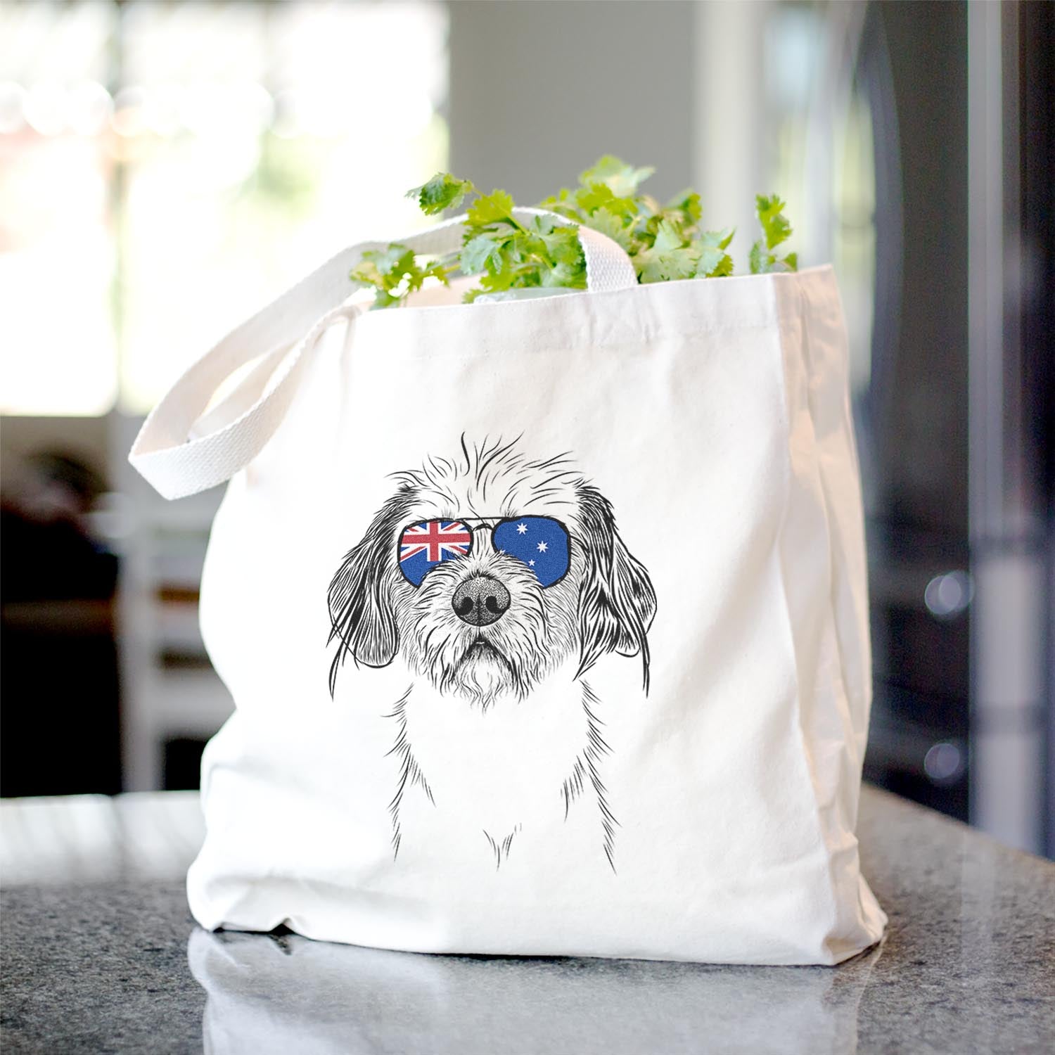 Tiny Tucker the Mixed Breed - Tote Bag