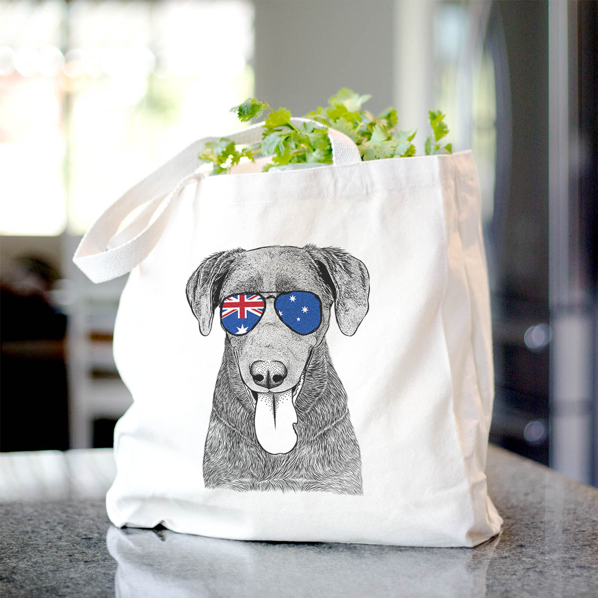 Tobes the Chocolate Lab - Tote Bag