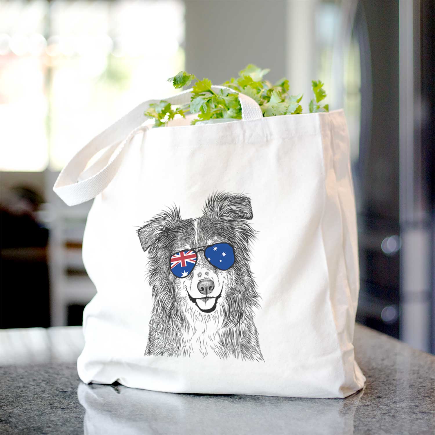 Aushe the Australian Shepherd - Tote Bag