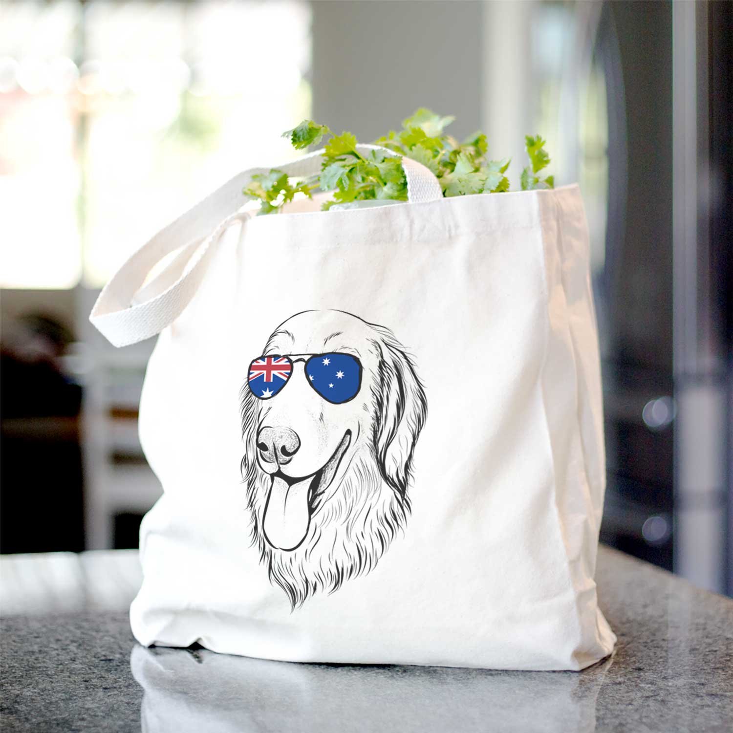 Bailey the Golden Retriever - Tote Bag