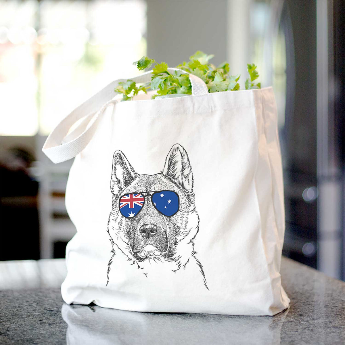 Bo the American Akita - Tote Bag