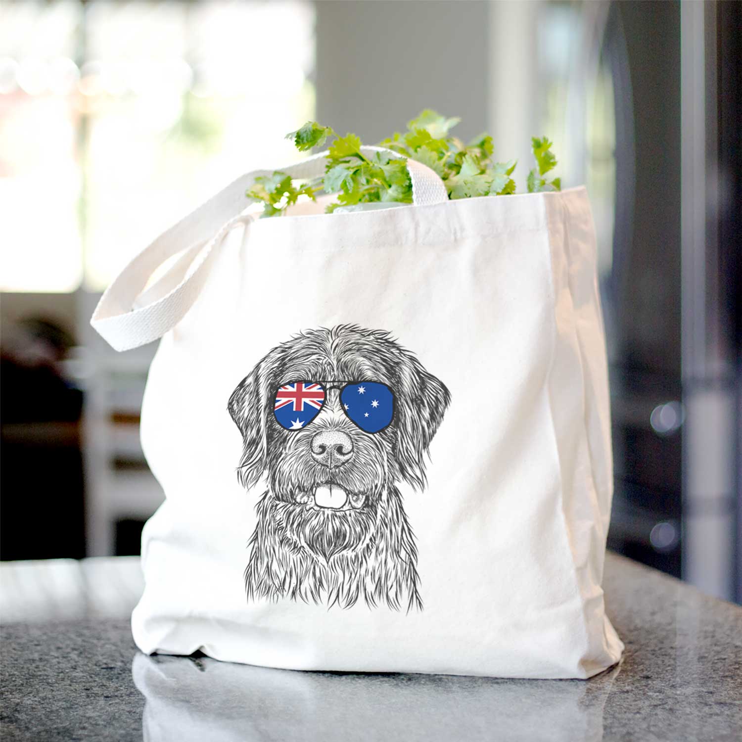 Fletcher the Wirehaired Pointing Griffon - Tote Bag