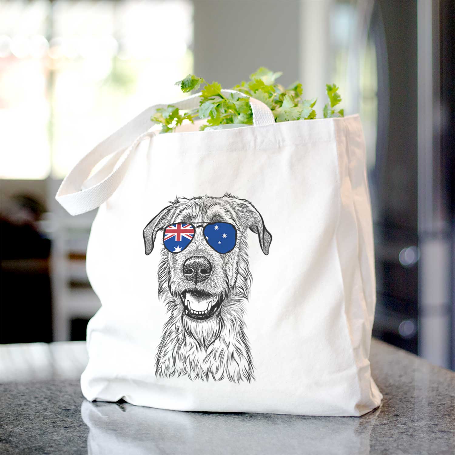 Griffin the Irish Wolfhound - Tote Bag