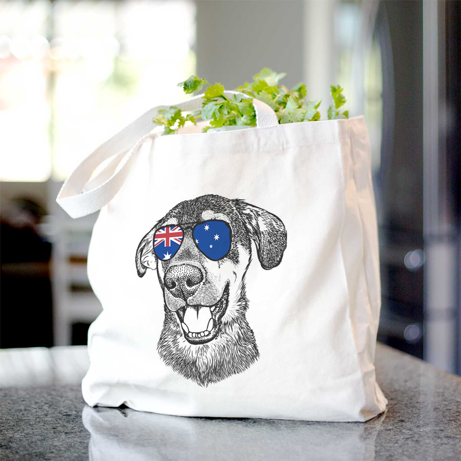 Jet the Mixed Breed - Tote Bag