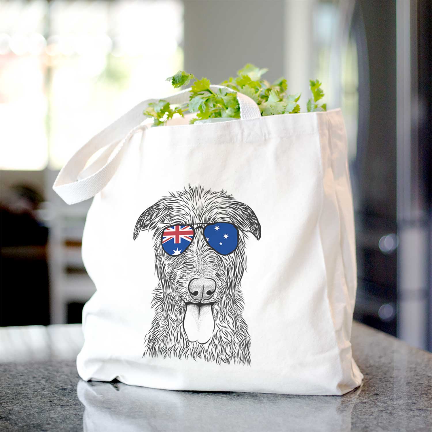 Keeva the Irish Wolfhound - Tote Bag