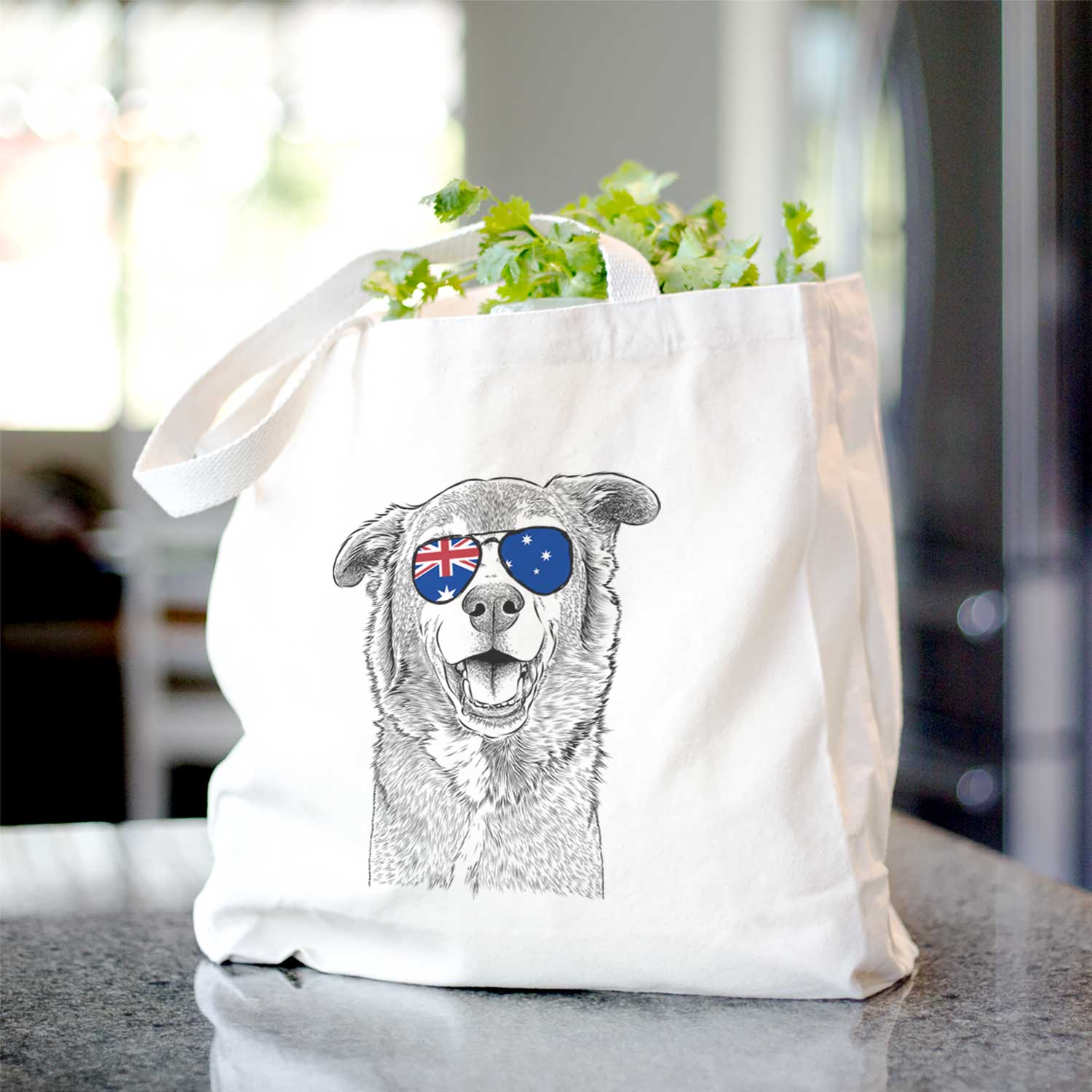 Logan the Rescue Mutt - Tote Bag