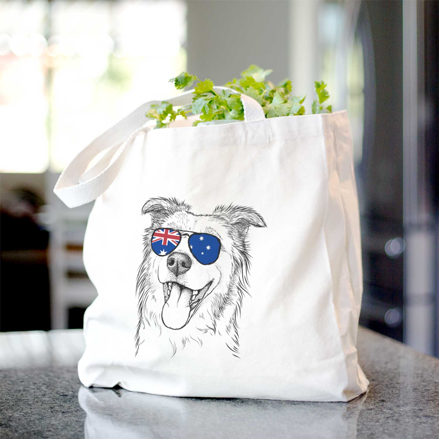 Macaroni the Border Collie - Tote Bag