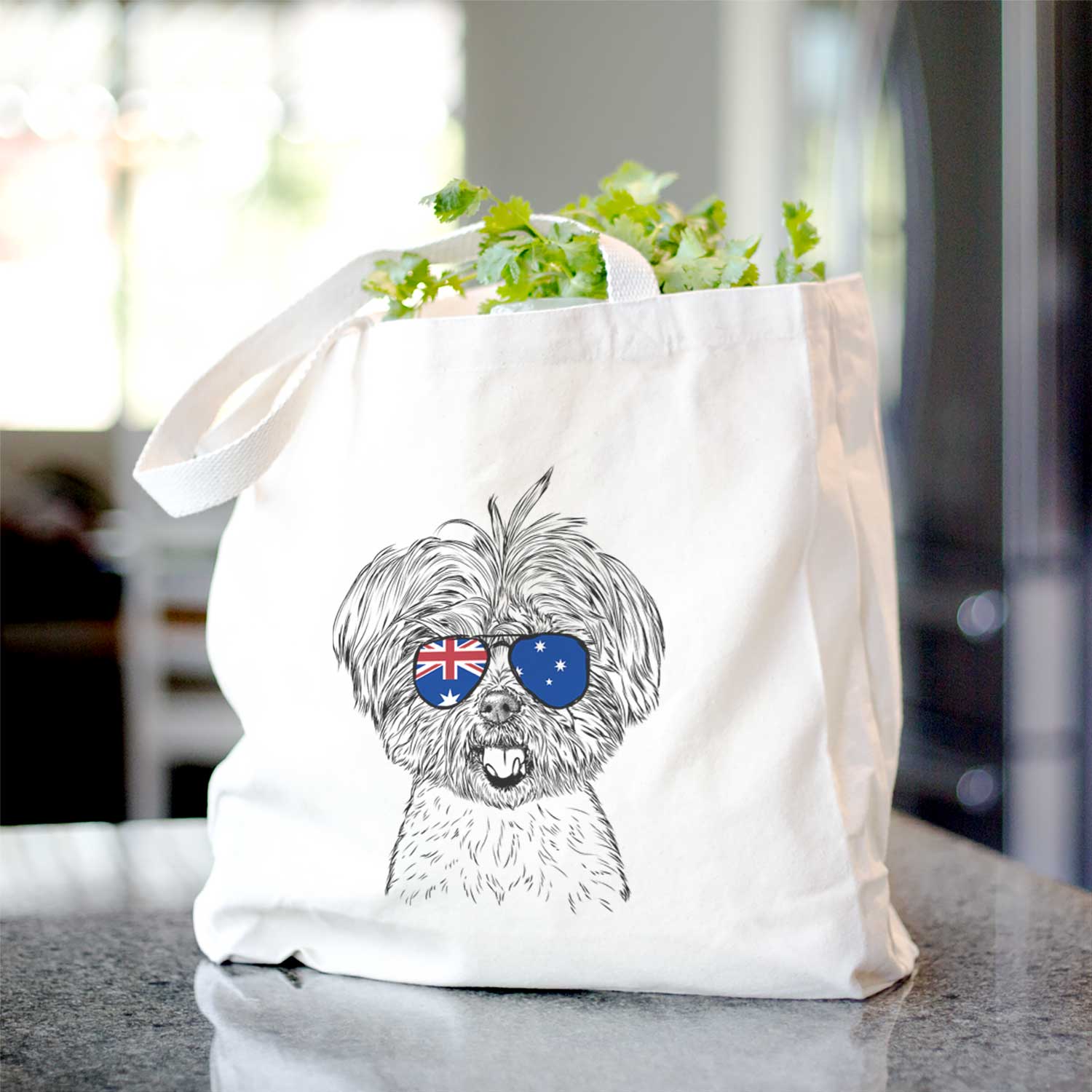 Oliver the Yorkie Mix - Tote Bag