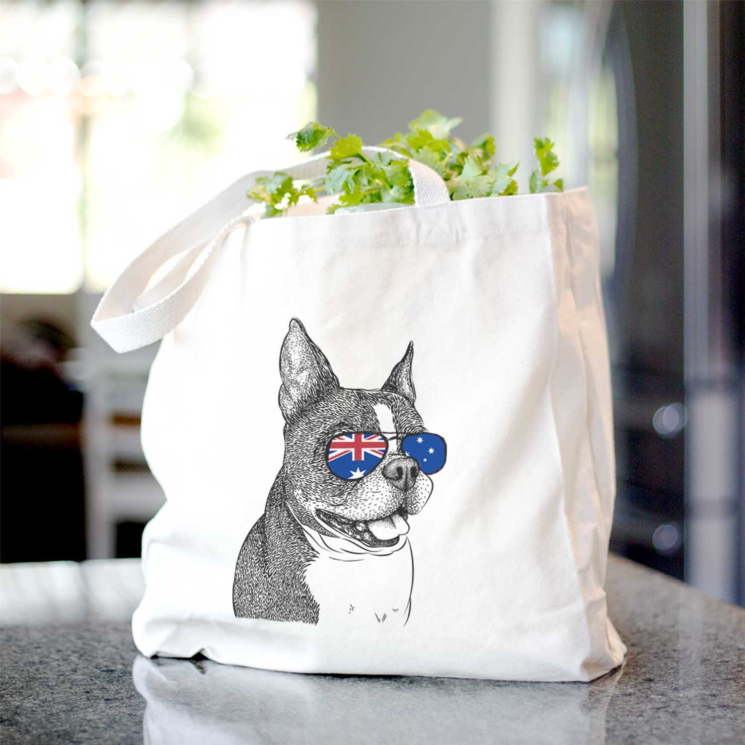 Ralphie the Boston Terrier - Tote Bag