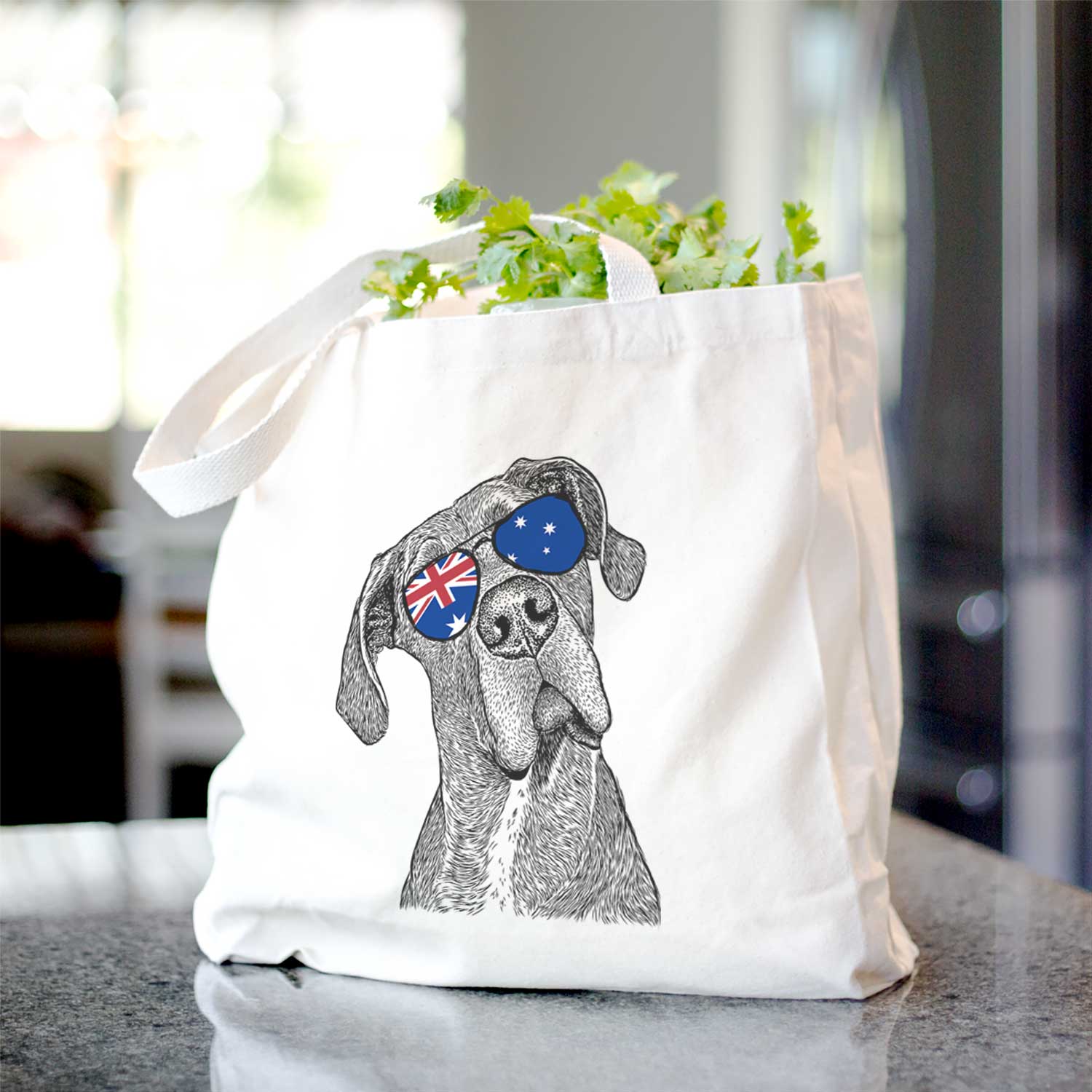 River the Great Dane - Tote Bag