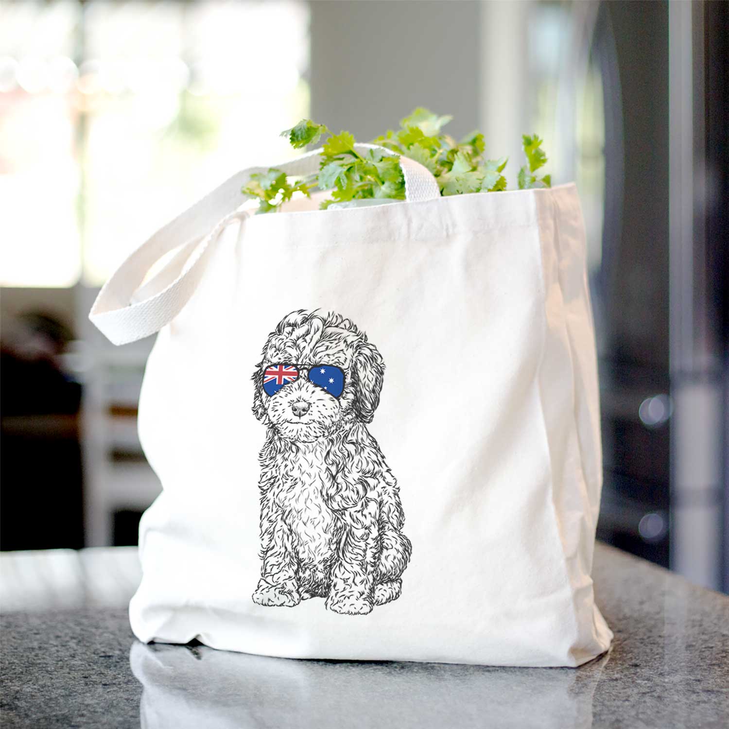 Sweet Tea the Mini Doodle - Tote Bag