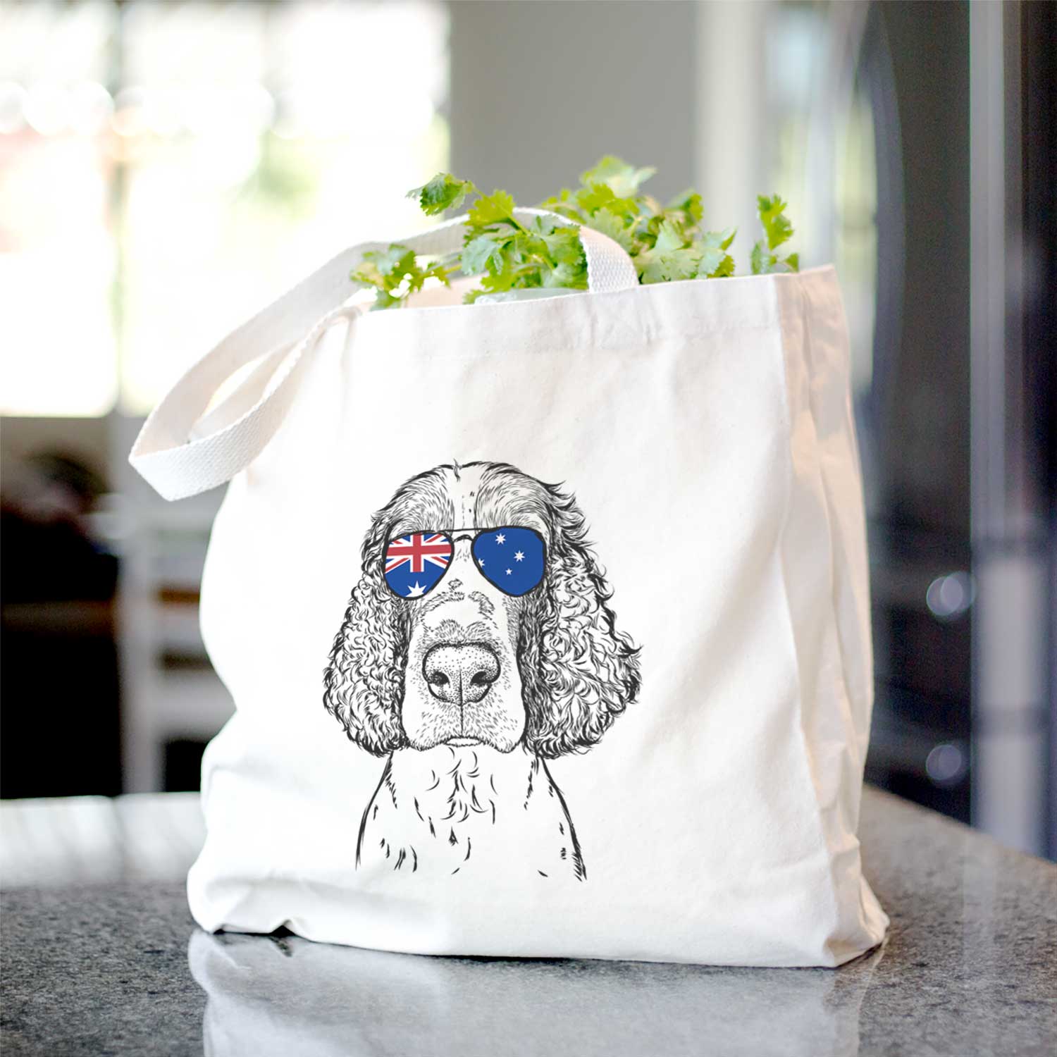 Wilbur the English Springer Spaniel - Tote Bag