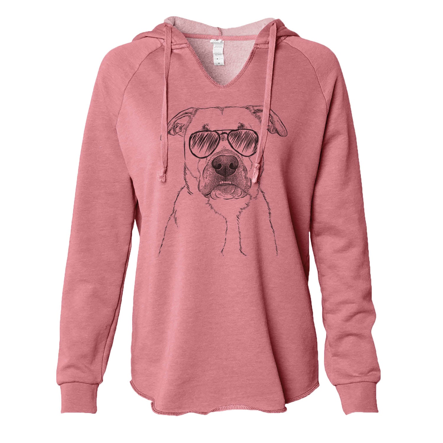 Abby the Boxer Beagle Mix - Cali Wave Hooded Sweatshirt