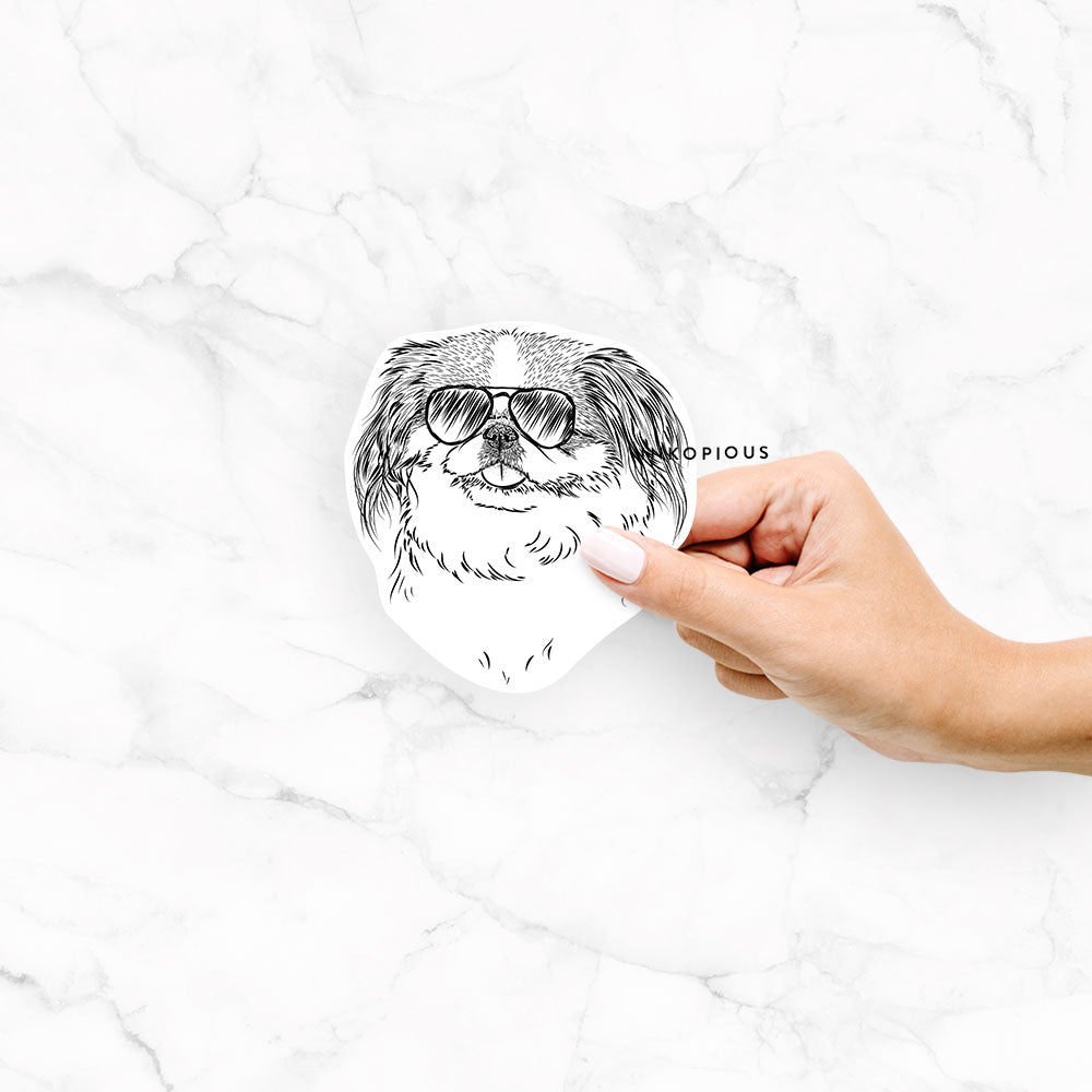 Abra Bean the Pekingese - Decal Sticker