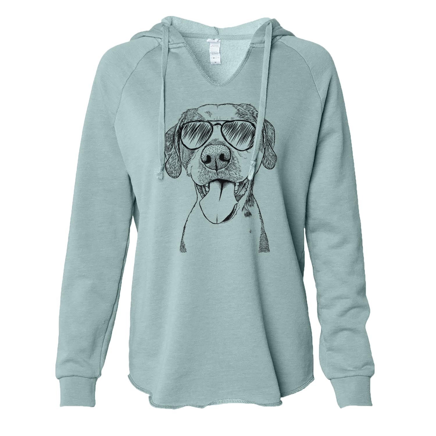 Ace Boogie the Mixed Breed - Cali Wave Hooded Sweatshirt