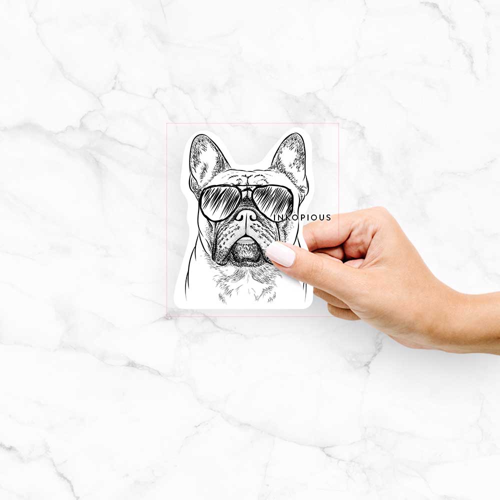 Acelynn the French Bulldog - Decal Sticker