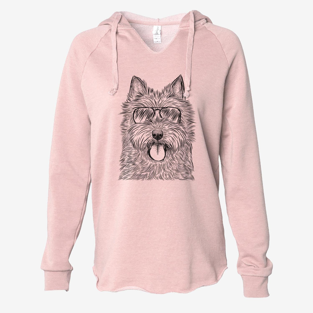 Alfie the Norwich Terrier - Cali Wave Hooded Sweatshirt