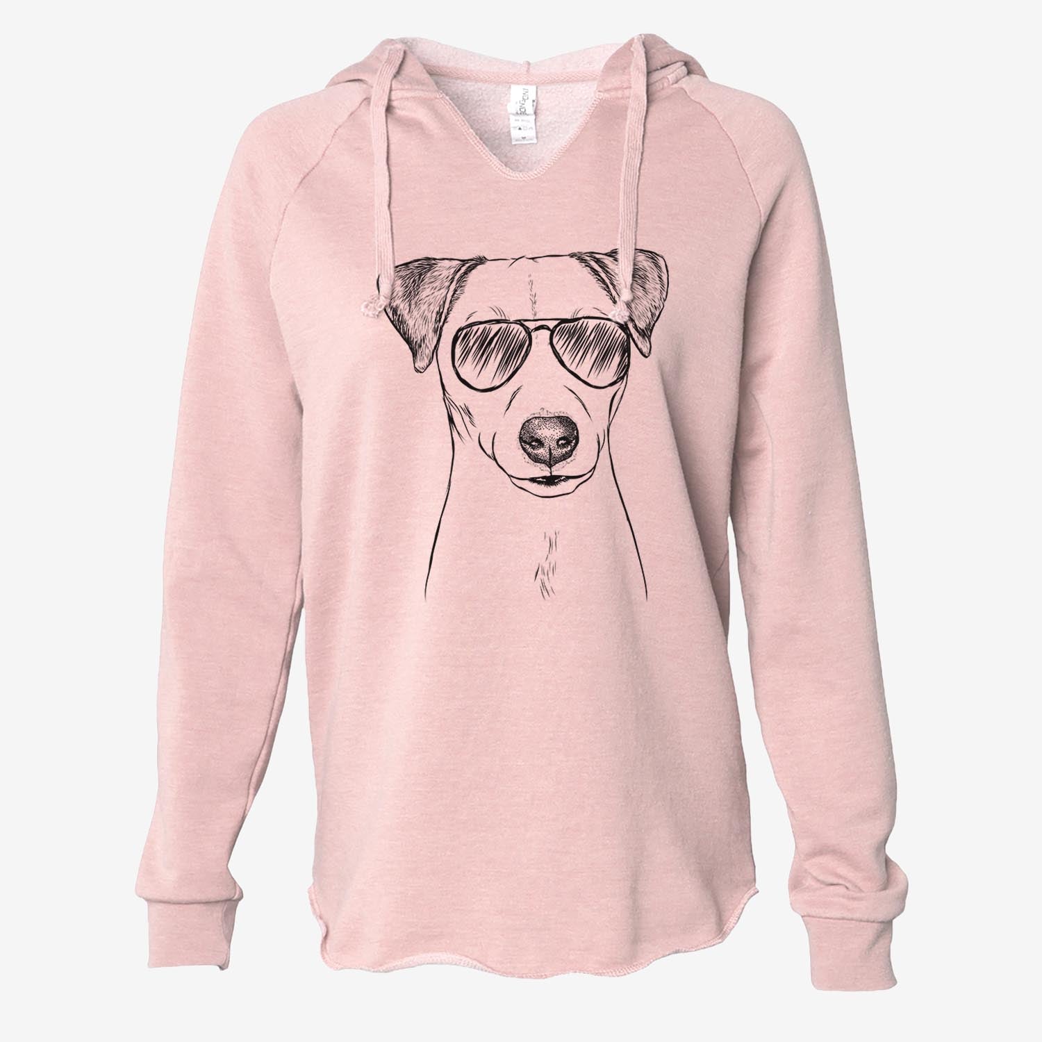 Ally the Jack Russell Terrier - Cali Wave Hooded Sweatshirt