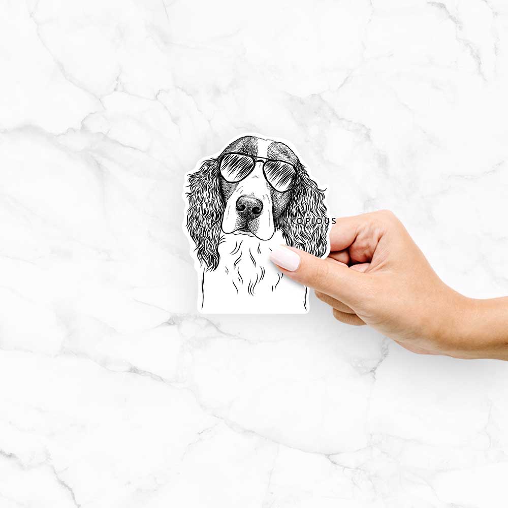 Annie the English Springer Spaniel - Decal Sticker