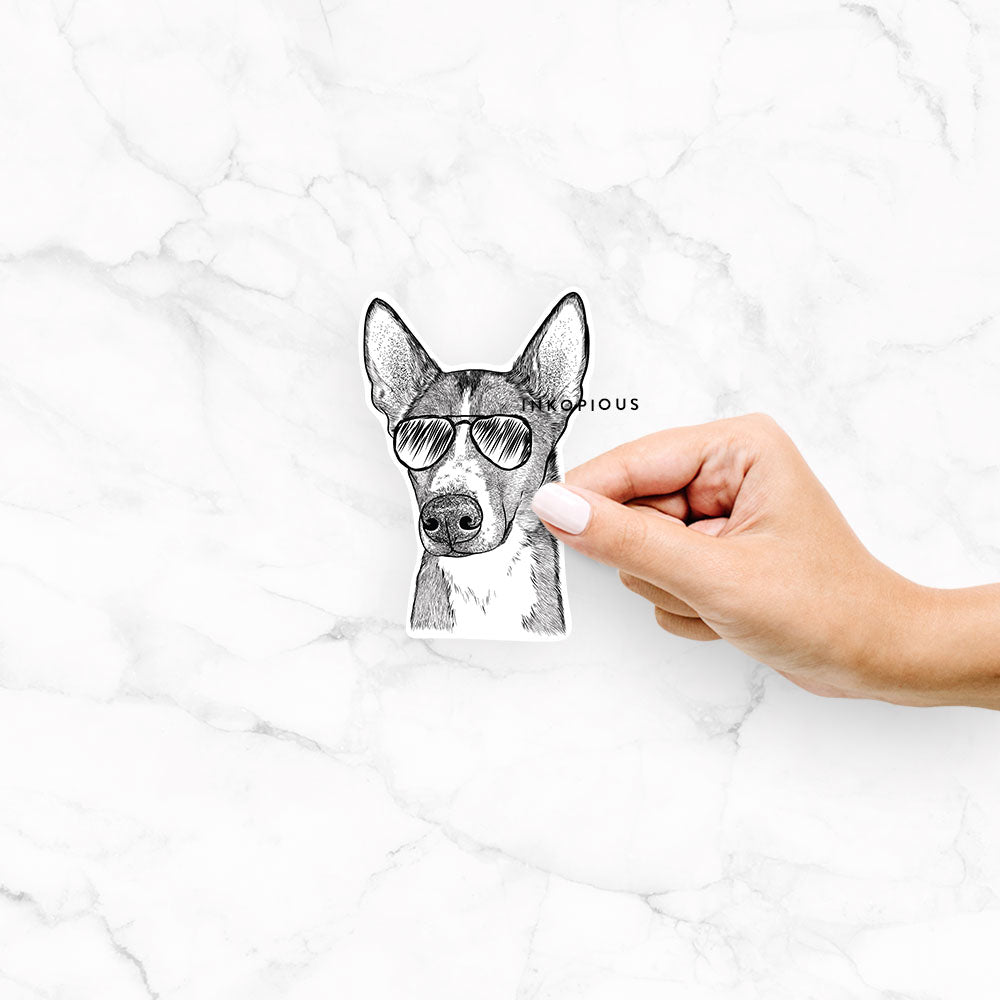 Anubis the Alaskan Husky - Decal Sticker
