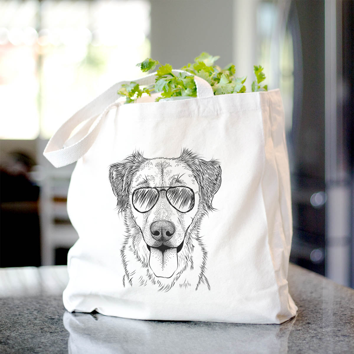 Apollo the Mixed Breed - Tote Bag