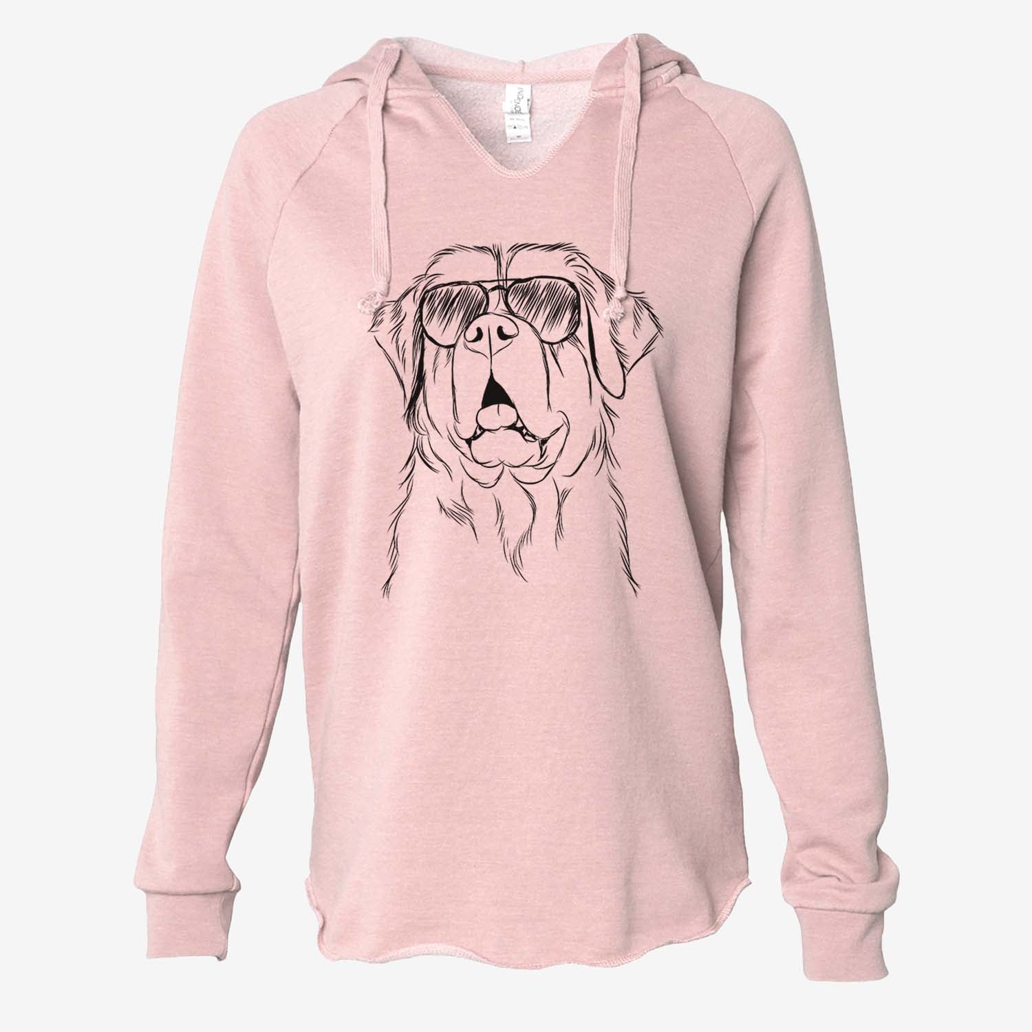 Atlas the Saint Bernard - Cali Wave Hooded Sweatshirt