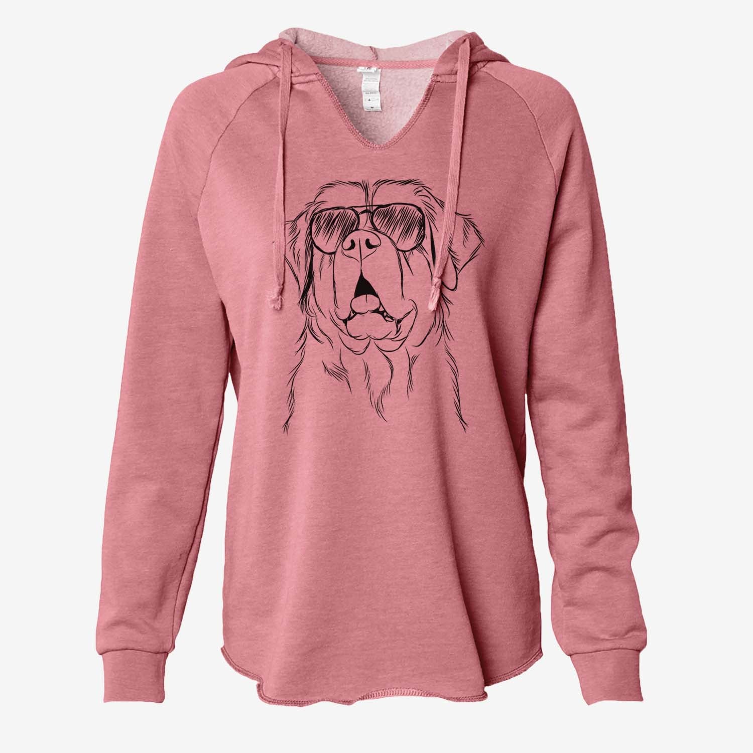 Atlas the Saint Bernard - Cali Wave Hooded Sweatshirt