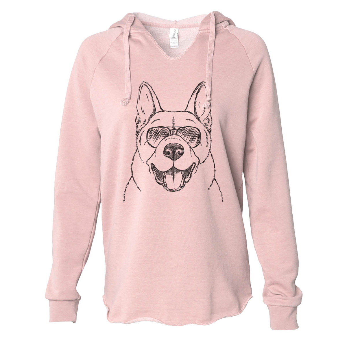 Baku the Akita - Cali Wave Hooded Sweatshirt