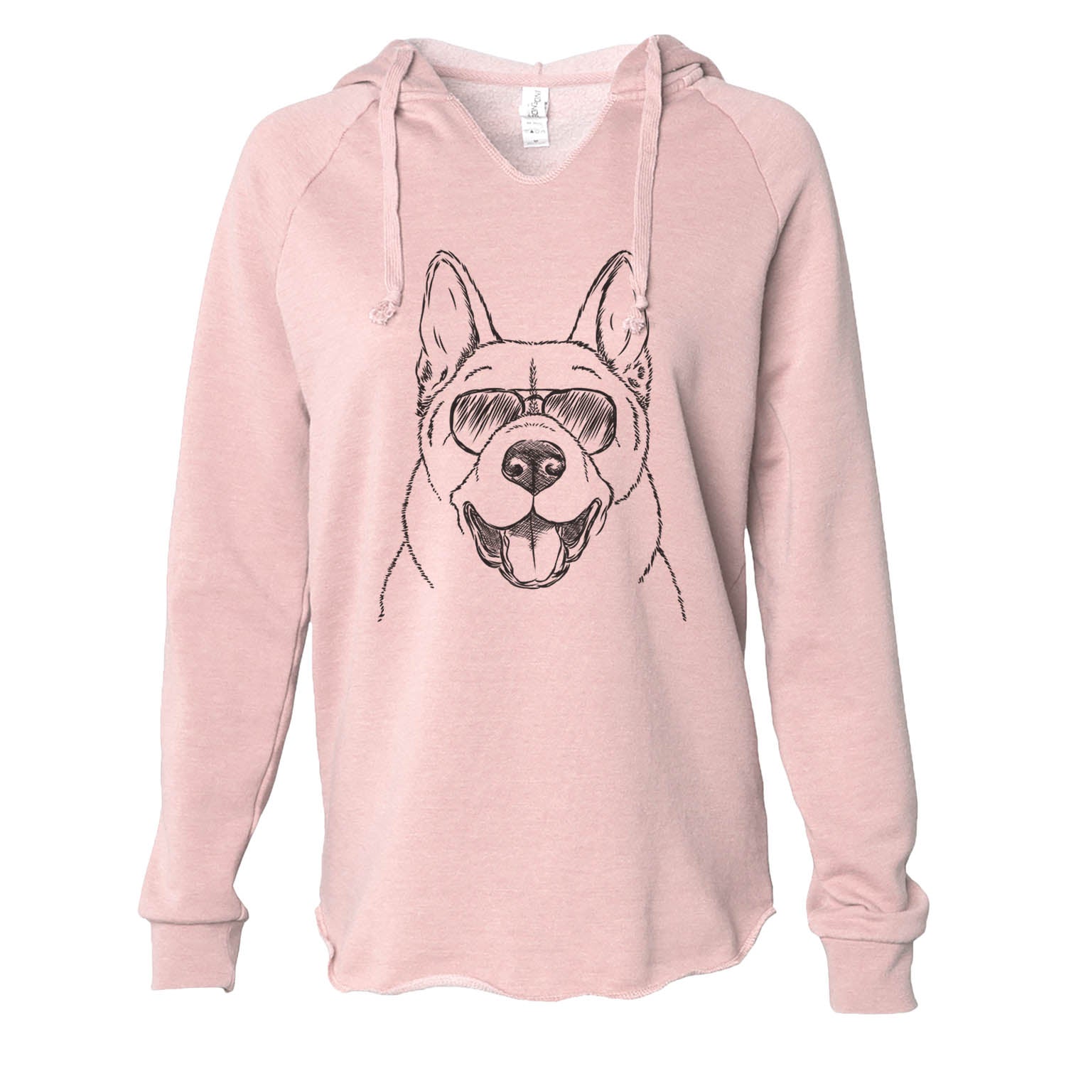 Baku the Akita - Cali Wave Hooded Sweatshirt