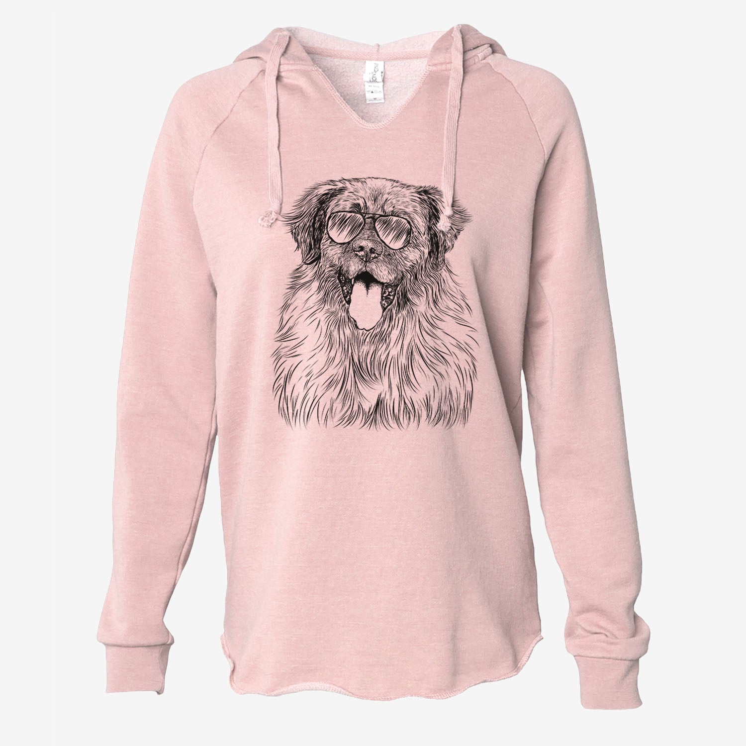 Bamboo the Leonberger - Cali Wave Hooded Sweatshirt