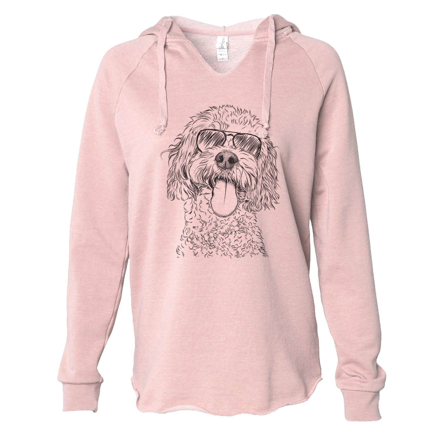 Barney the Cavachon - Cali Wave Hooded Sweatshirt