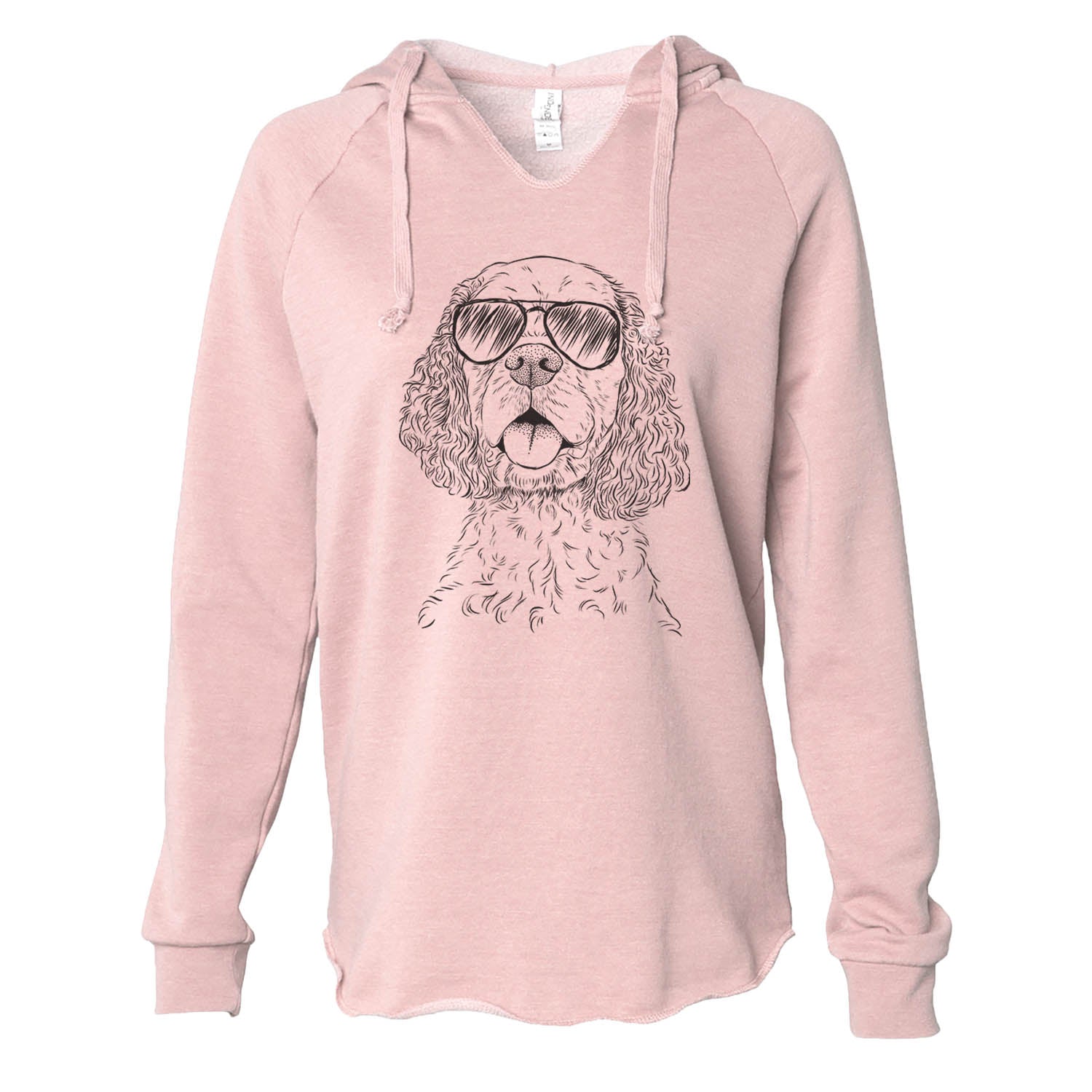 Baxter the American Cocker Spaniel - Cali Wave Hooded Sweatshirt