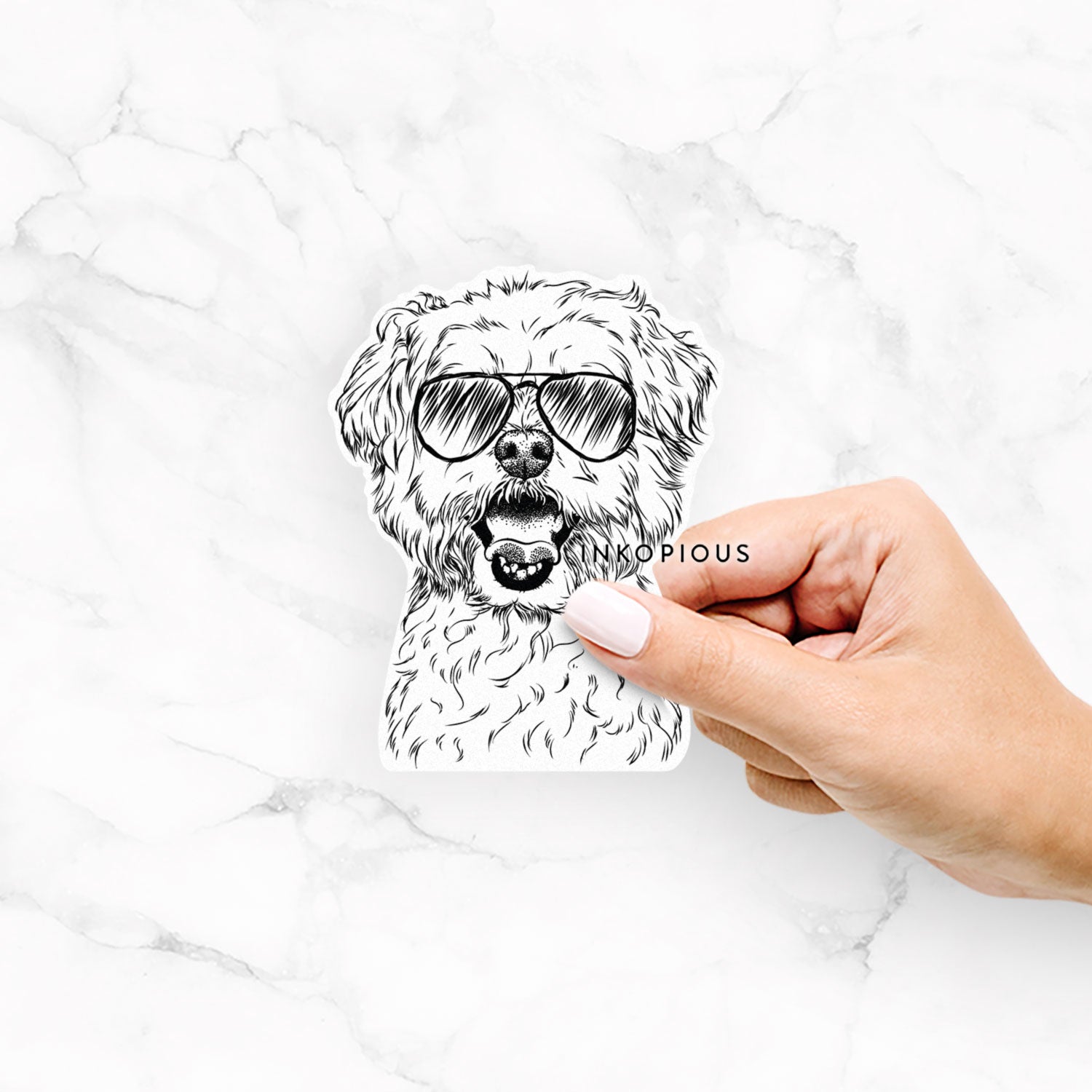 Belle the Maltipoo - Decal Sticker