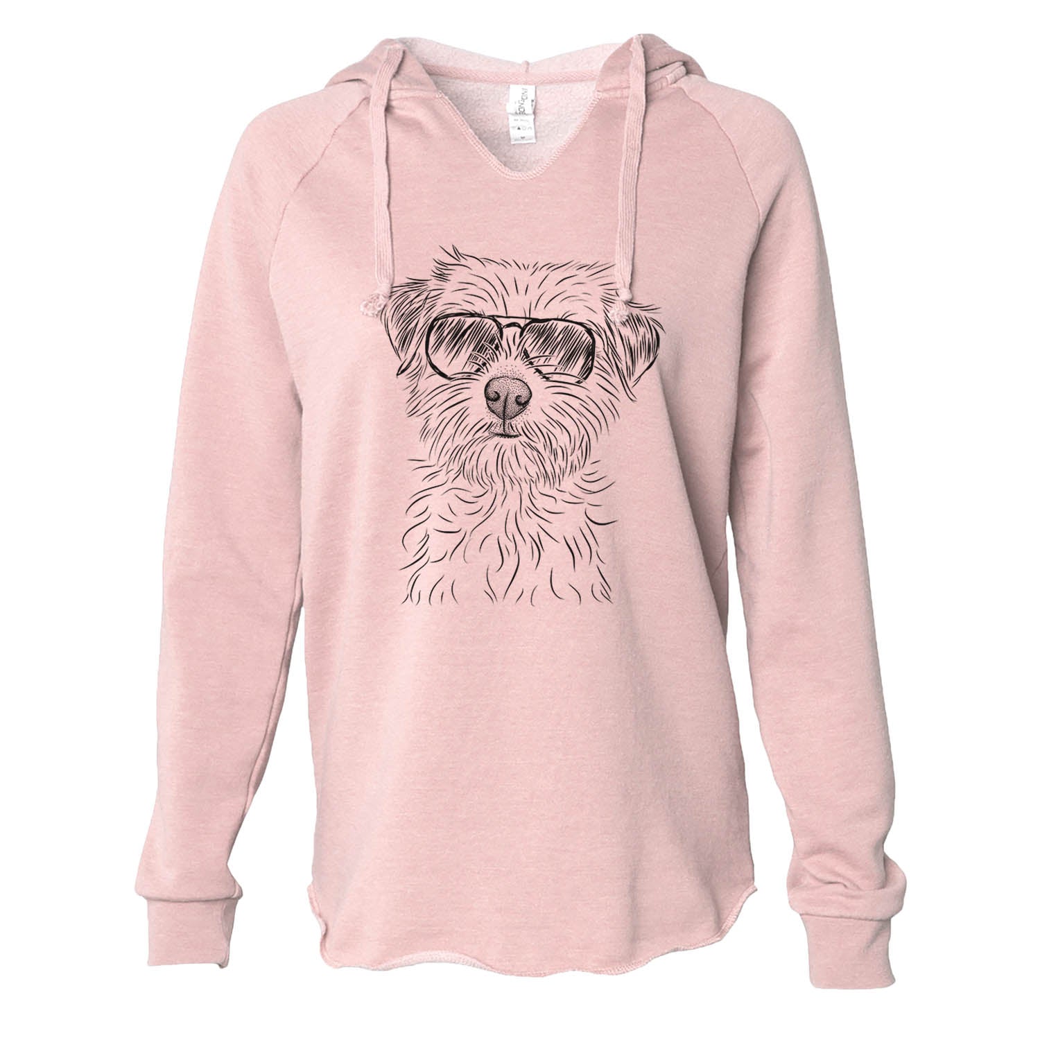 Benjamin the Border Terrier - Cali Wave Hooded Sweatshirt