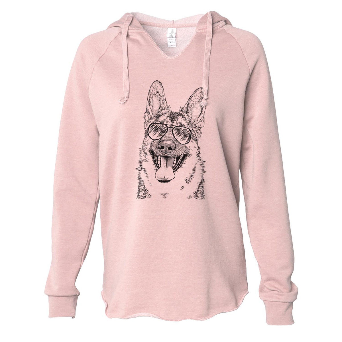 Benson the German Shepherd - Cali Wave Hooded Sweatshirt